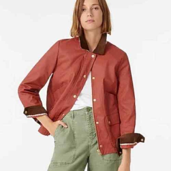 J. Crew Liberty Floral Barn Jacket - Picture 1 of 5